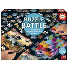 Puzzle Battle Educa Travel - 12 Puzzle da 42 Pezzi Puzzles Educa - 1