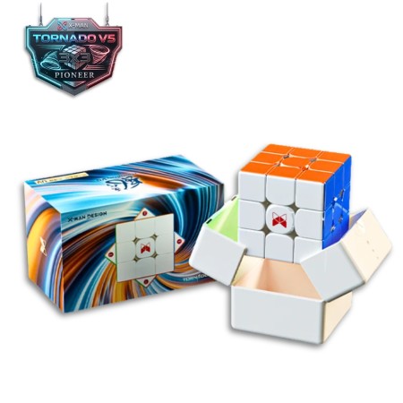 X-Man Tornado V5 3x3 Pioneer (MagLev + 20 Magnet Ball Core + UV Coated) - Qiyi