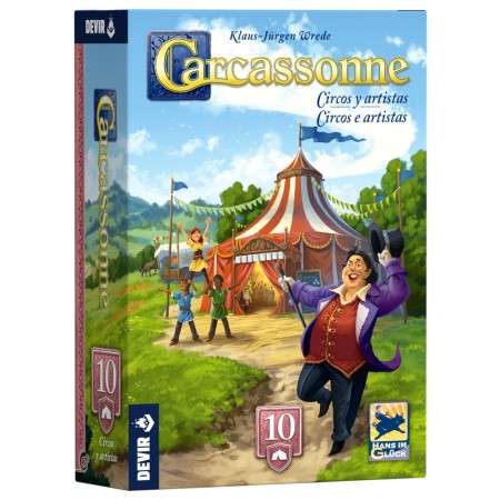 Carcassonne Espansione 10: Circo e Artisti - Devir Devir - 1
