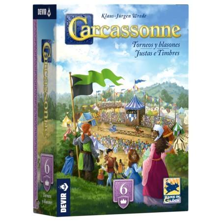 Carcassonne Espansione 6: Tornei e Blasoni - Devir Devir - 1