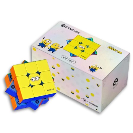 GAN i Carry 4 3x3 Smart Cube - Minions Edition (Magnetic + Matte Coated) Gan Cube - 1
