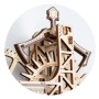 Orologio da Parete Steampunk - Puzzle 3D in Legno Wooden City Wooden City - 6