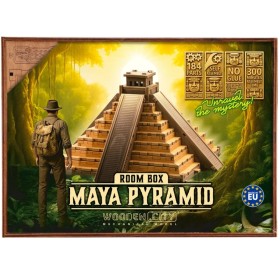 Piramide Maya - Scatola Segreta Escape Room 3D in Legno Wooden City Wooden City - 1