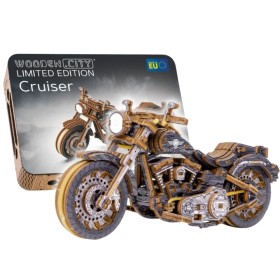 Moto Cruiser Edizione Limitata - Maqueta Meccanica 3D in Legno Wooden City Wooden City - 1