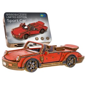 Auto Sportiva Edizione Limitata - Modello Meccanico 3D in Legno Wooden City Wooden City - 1