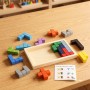 Puzzle con Blocchi di Legno - Gioco Educativo di Logica - 2
