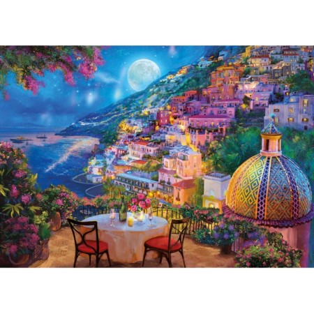 Puzzle Educa Appuntamento notturno a Positano da 2000 pezzi Puzzles Educa - 1