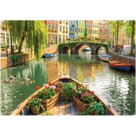 Puzzle Educa Giro in barca ad Amsterdam da 1000 pezzi Puzzles Educa - 1