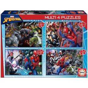 Puzzle Educa Multi 4 Spider-Man da 50+80+100+150 pezzi Puzzles Educa - 1