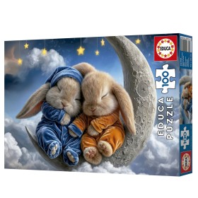 Puzzle Educa Sogni di coniglietti da 100 pezzi Puzzles Educa - 1