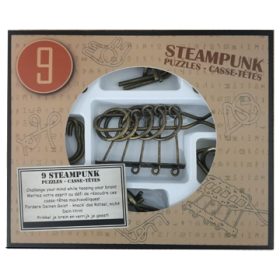 Steampunk Puzzles Scatola marrone