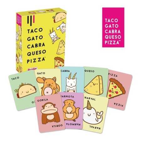 Taco Gato Cabra Queso Pizza - Gioco di carte veloce (edizione spagnola) Lúdilo - 1