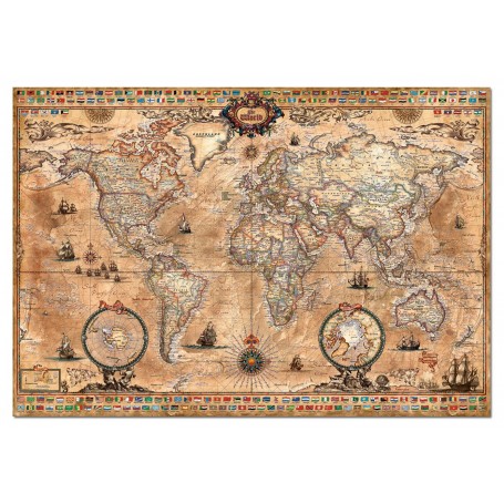 Puzzles Educa Mappa mondiale 1000 pezzi - Puzzles Educa
