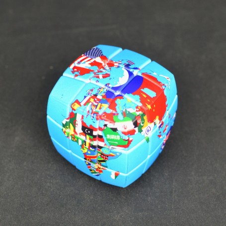 mappa v-cube 3x3 del mondo politico - V-Cube