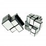 Pacchetto Mirror cubo 2x2 + 3x3 argento - Shengshou cube