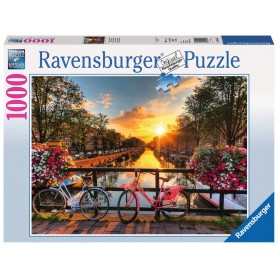 Puzzle Ravensburger Biciclette ad Amsterdam da 1000 Pezzi Ravensburger - 1