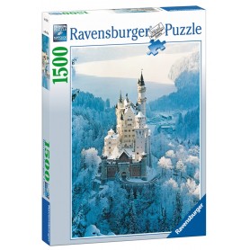 Puzzle Ravensburger Neuschwanstein in inverno di 1500 pezzi Ravensburger - 1
