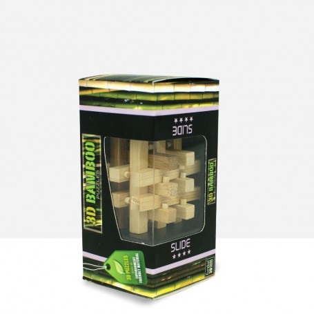 Puzzle 3D Slide Bamboo - 3D Bamboo Puzzles