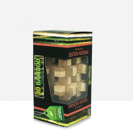 Puzzle casa di prigione di bambù 3D - 3D Bamboo Puzzles