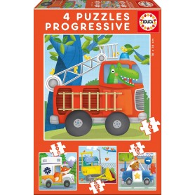 Puzzle Educa di soccorso progressivo 6-9-12-16 pezzi Puzzles Educa - 1